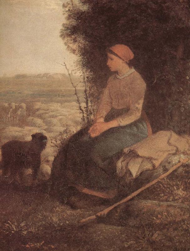 Jean Francois Millet Sleeping Shepherdess Sweden oil painting art